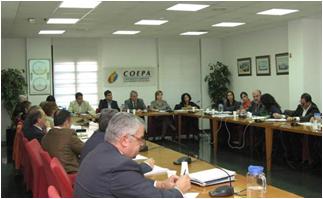Reunión secretarios generales COEPA